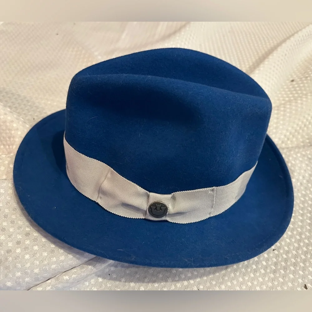 Goorin Bros Royal Blue Fedora “Dean the Butcher”Hat - Picture 2 of 10